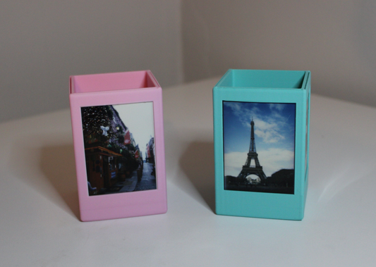 Instax Polaroid Picture Frame Pencil Holder - 16 Color Options, Color-Changing Variant