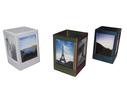 Instax Polaroid Picture Frame Pencil Holder - 16 Color Options, Color-Changing Variant